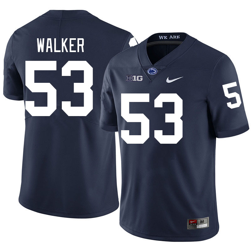 Penn State Nittany Lions #53 Rasheed Walker College Football Jerseys Stitched Sale-Navy